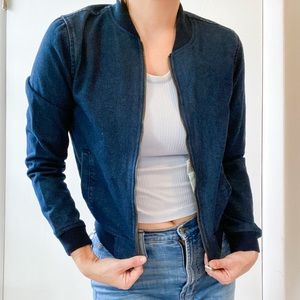 Boohoo Denim Bomber Jacket